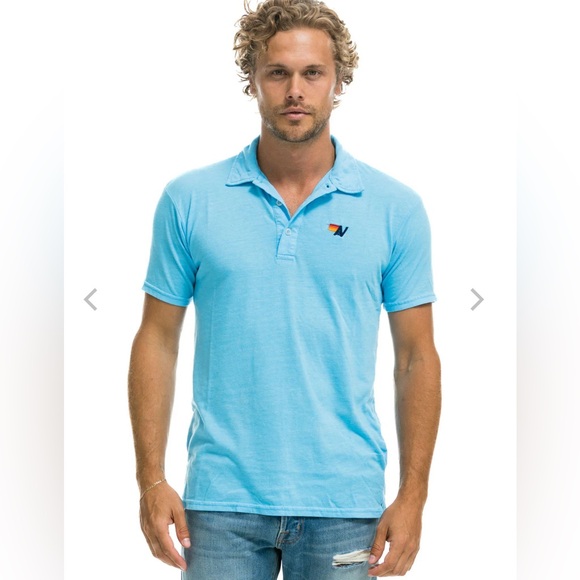 AVIATOR NATION POLO - SKY size m - Picture 1 of 4